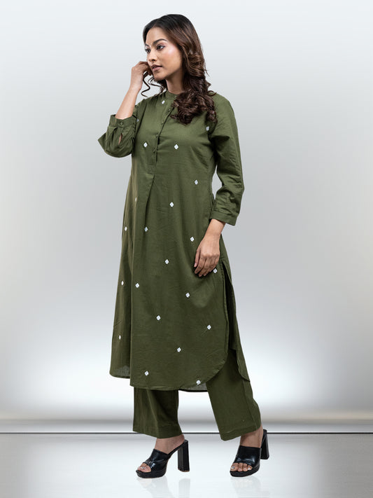 RuAK EDIT SAP GREEN CLUB COORDS SET