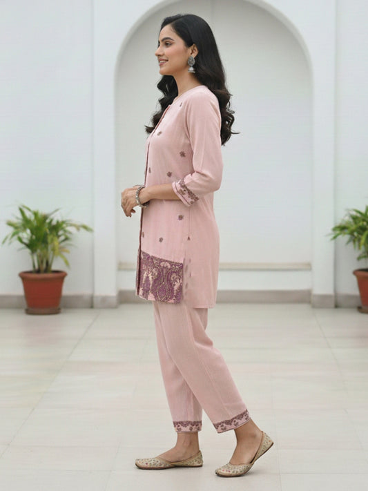 PINK COLOR COORDS SET