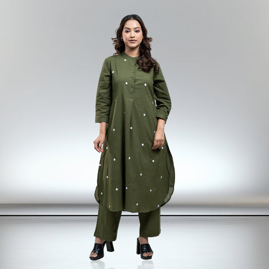 RuAK EDIT SAP GREEN CLUB COORDS SET