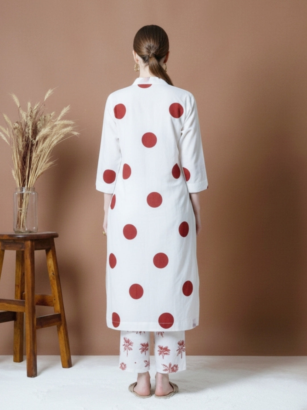 RED POLKA DOT COORDS SET