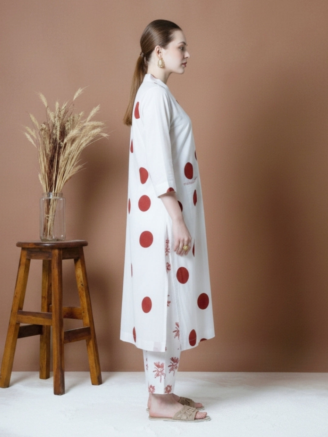 RED POLKA DOT COORDS SET