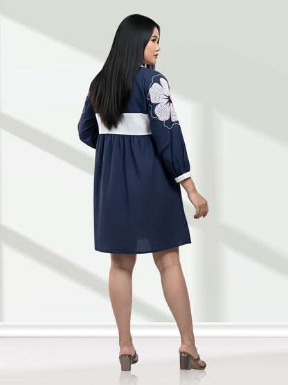 RuAK EDIT DARK BLUE DRESS