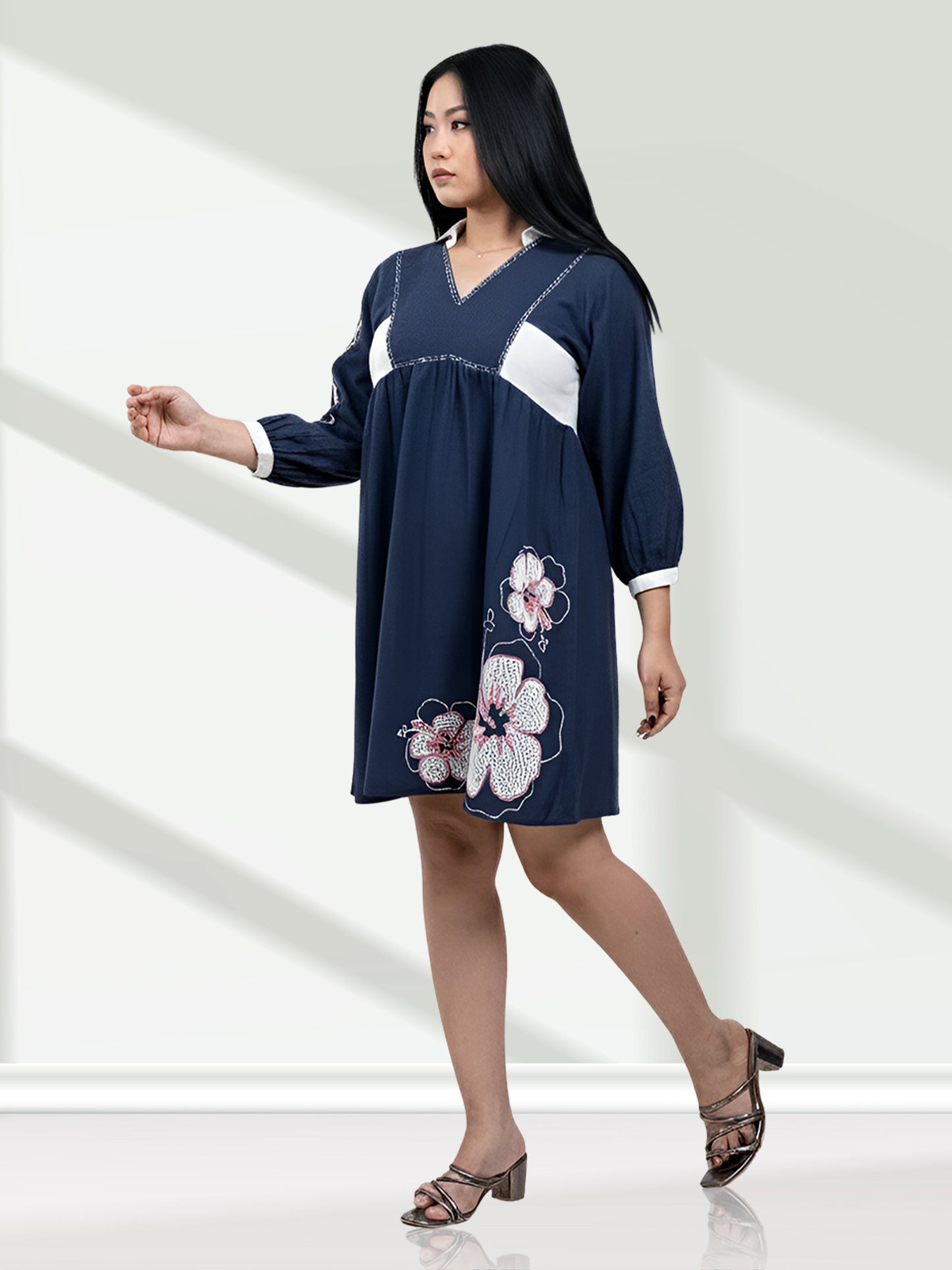 RuAK EDIT DARK BLUE DRESS
