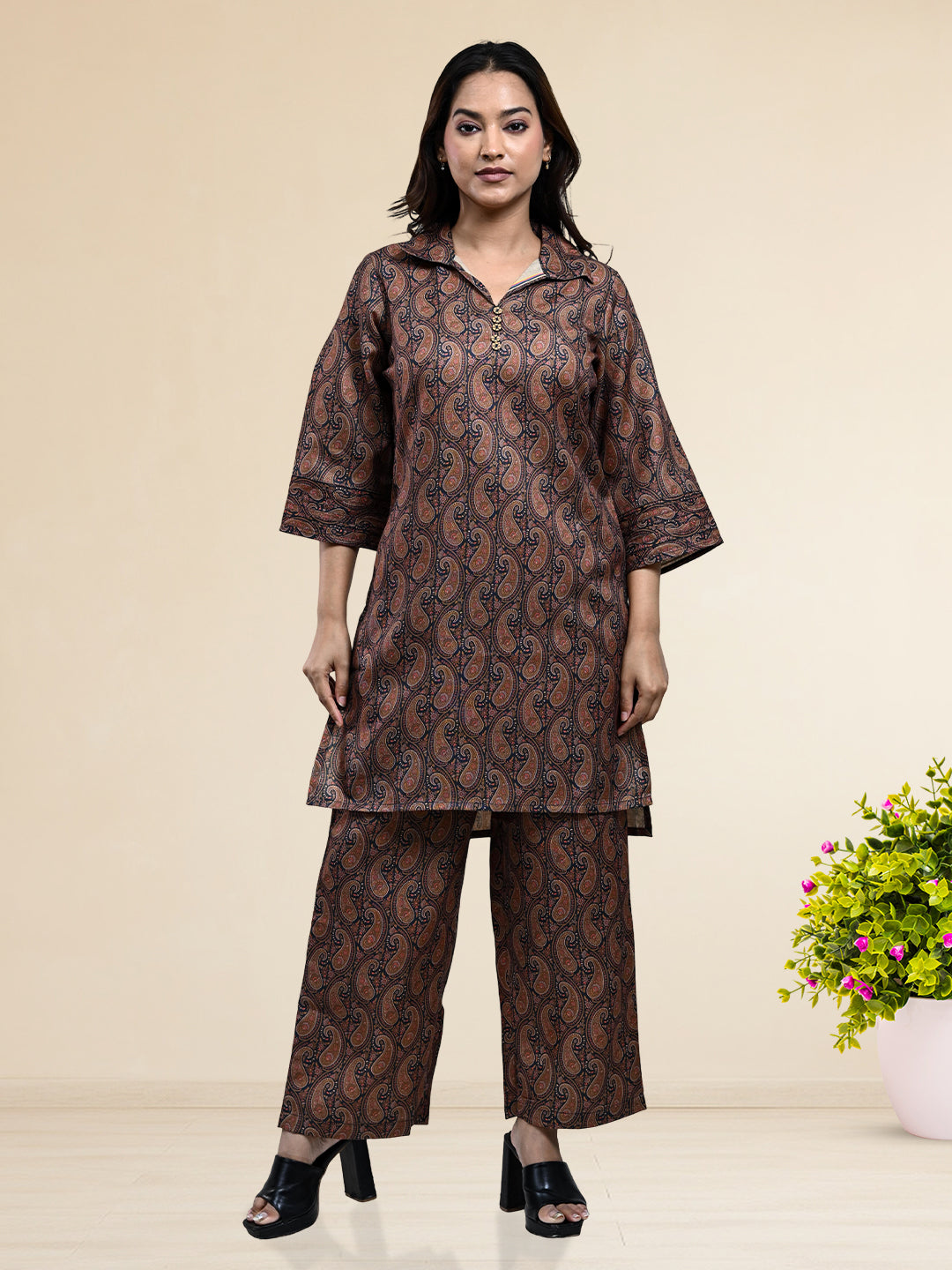 RuAK EDIT DIGITAL PRINTED COTTON COORDS SET