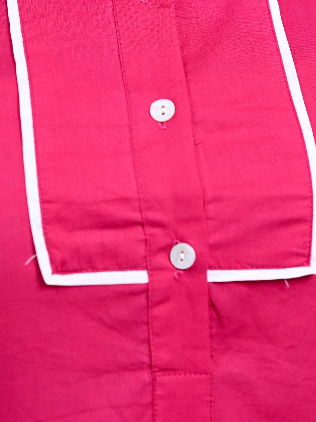 PINK WITH WHITE LINING COORDS