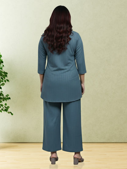 GREY CASUAL COORDS SET