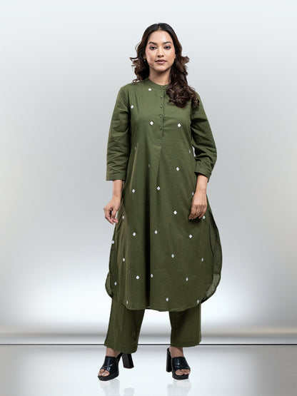 RuAK EDIT SAP GREEN CLUB COORDS SET