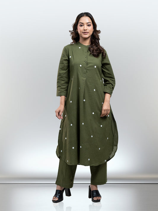 RuAK EDIT SAP GREEN CLUB COORDS SET