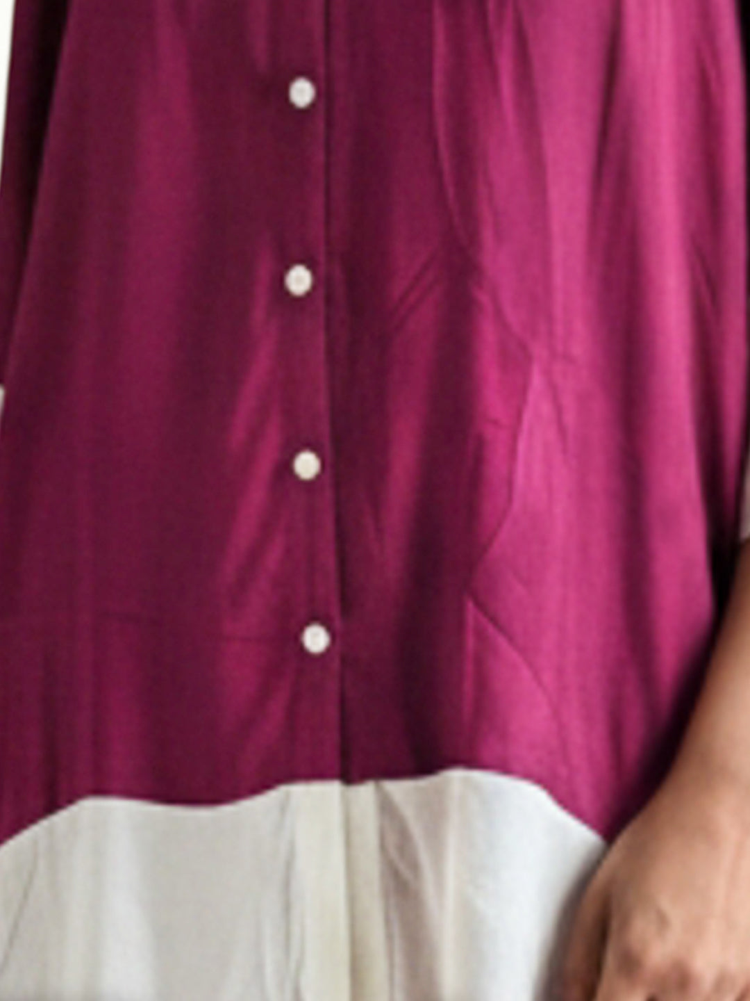 MAROON WOMEN CASUAL COORDS SET