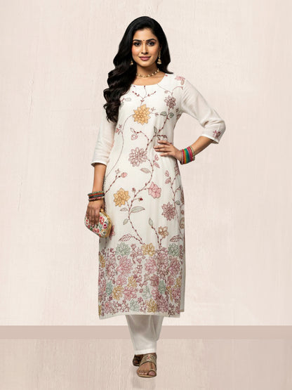 IVORY HANDWORK 2 PC SET