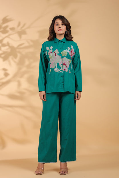 GREEN COLOR DAILY WEAR FOR WOMEN