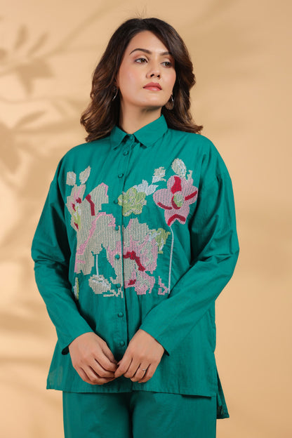 GREEN COLOR DAILY WEAR FOR WOMEN