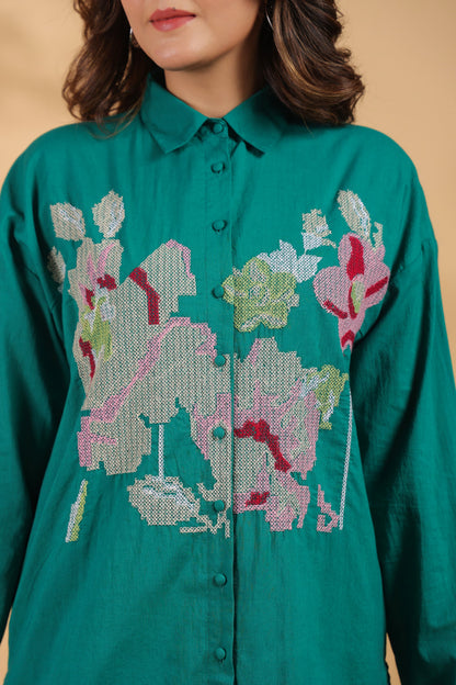 GREEN COLOR DAILY WEAR FOR WOMEN