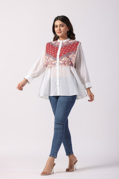 BLUE MOSAIC WOMEN SHIRT