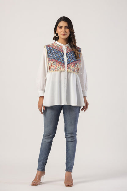 BLUE MOSAIC WOMEN SHIRT