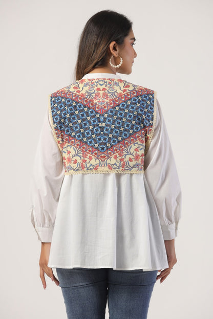 BLUE MOSAIC WOMEN SHIRT