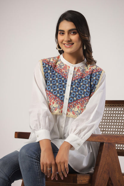 BLUE MOSAIC WOMEN SHIRT