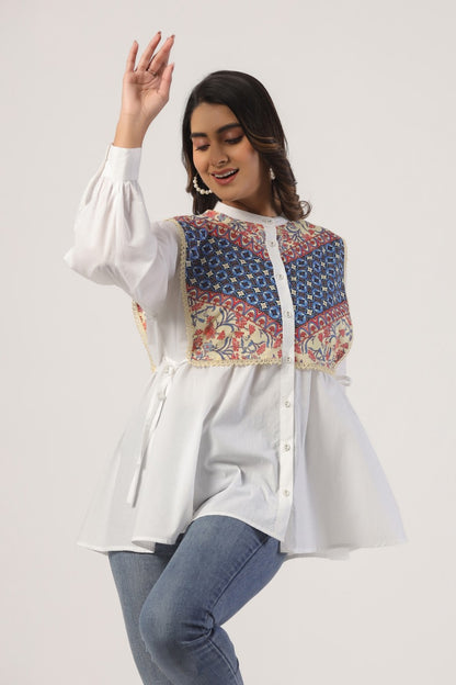 BLUE MOSAIC WOMEN SHIRT