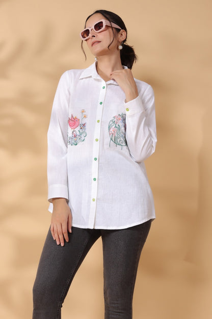 VERSATILE WHITE COTTON SHIRT