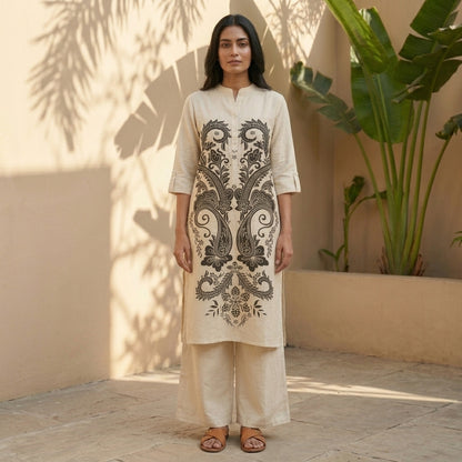Offwhite Block Print Coords